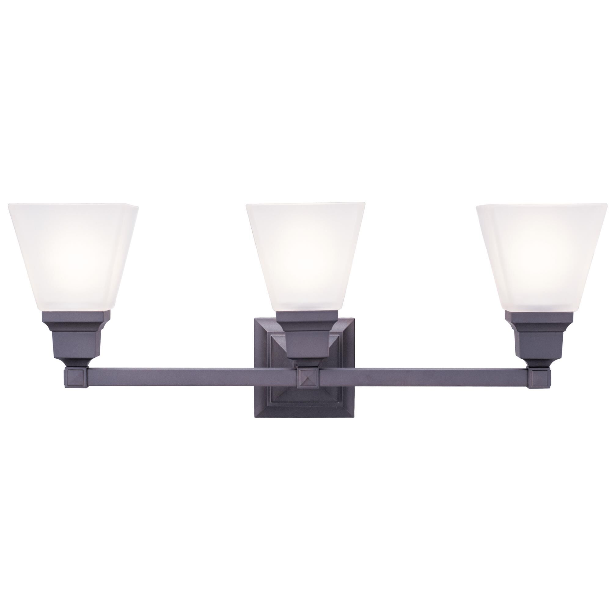 Mission 25 Inch 3 Light Bath Vanity Light by Livex Lighting